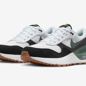 Nike Kids Sneakers - White, Black, Green